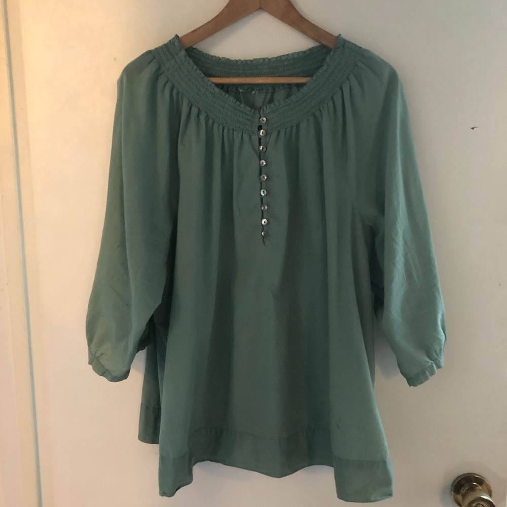J Jill Cotton boho top